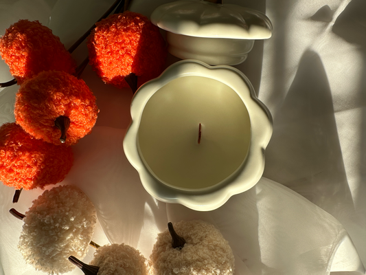 Fall in Love Pumpkin Candle