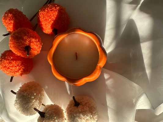 Fall in Love Pumpkin Candle